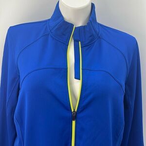 Xersion 2X royal blue full zipper jacket